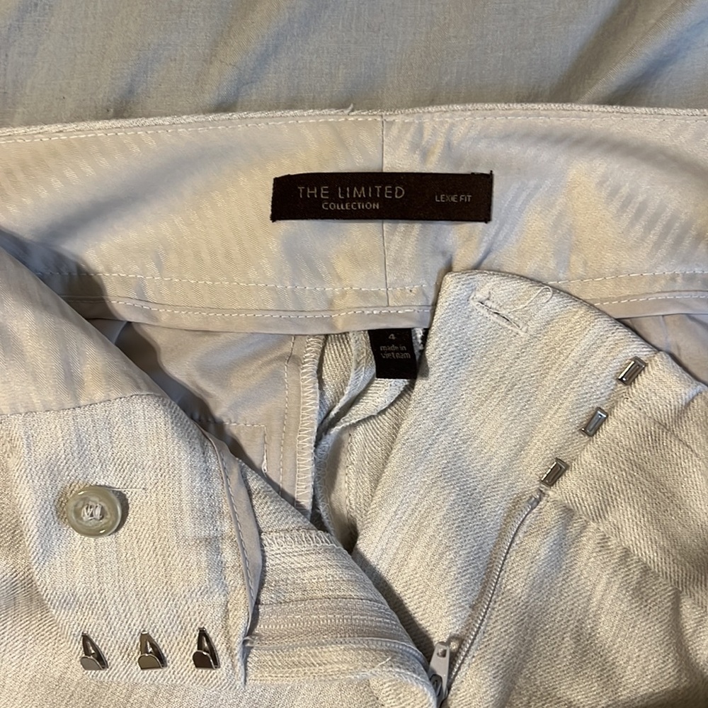 White Low Rise Pants - Picture 4 of 5